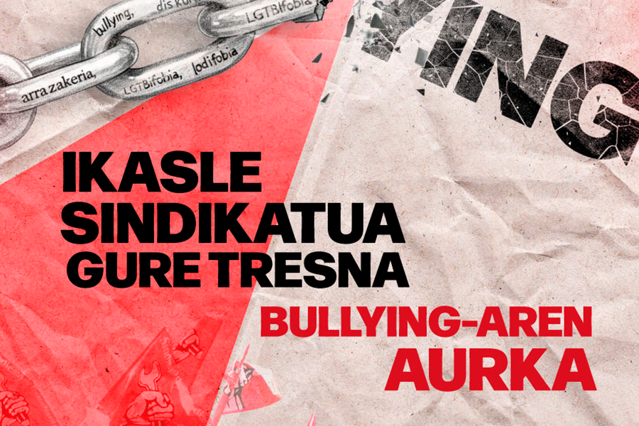 Ikasle Sindikatua, gure tresna bullying-aren aurka - kartela